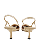 Sr Twenty light nude sling back sandals - SERGIO ROSSI - Liberty Shoes Australia