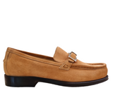 Sr Nora Tan Suede Loafers - SERGIO ROSSI - Liberty Shoes Australia