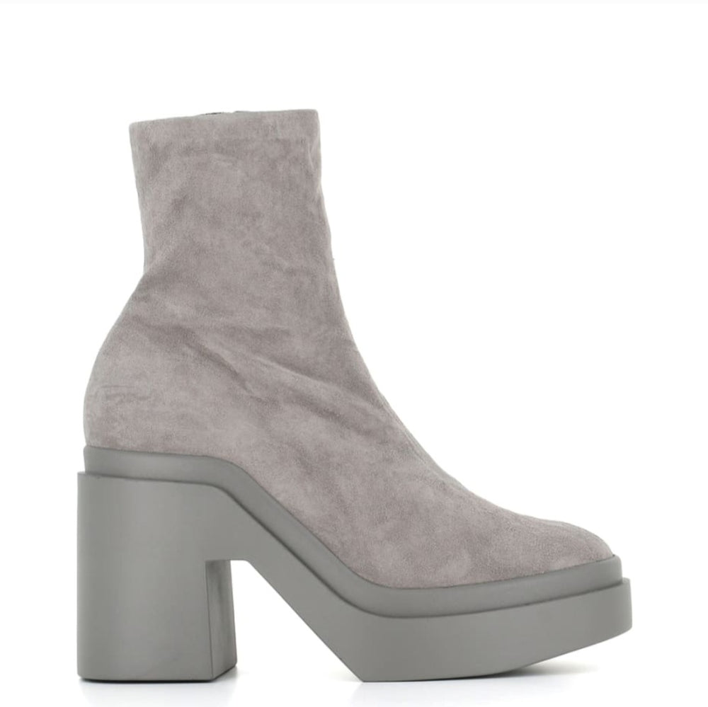 Nina Grey Platform Boots - Clergerie - Liberty Shoes Australia