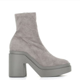 Nina Grey Platform Boots - Clergerie - Liberty Shoes Australia