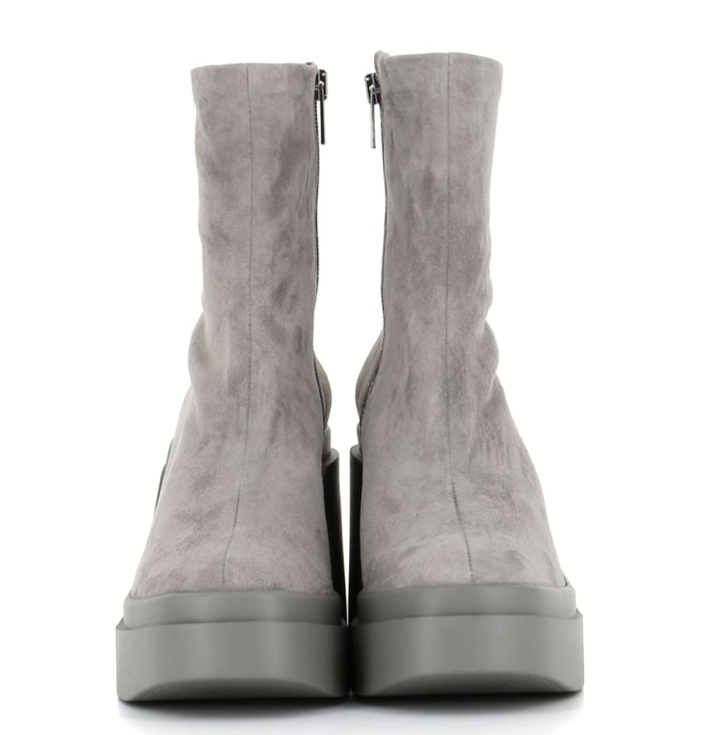 Nina Grey Platform Boots - Clergerie - Liberty Shoes Australia