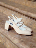 Banana Ivory Patent Mary Jane - Carel Paris - Liberty Shoes Australia