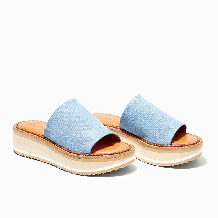 FastJ Denim Mule - Clergerie - Liberty Shoes Australia