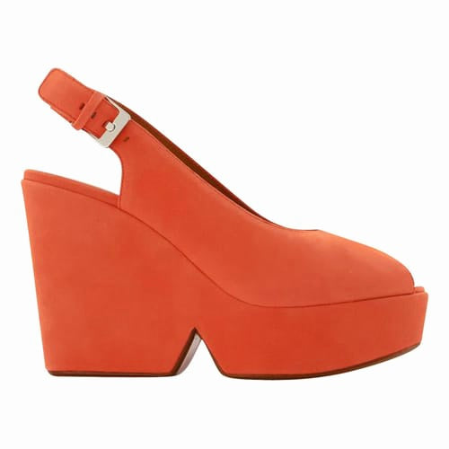 Dylan Orange Suede Sandals - Clergerie - Liberty Shoes Australia