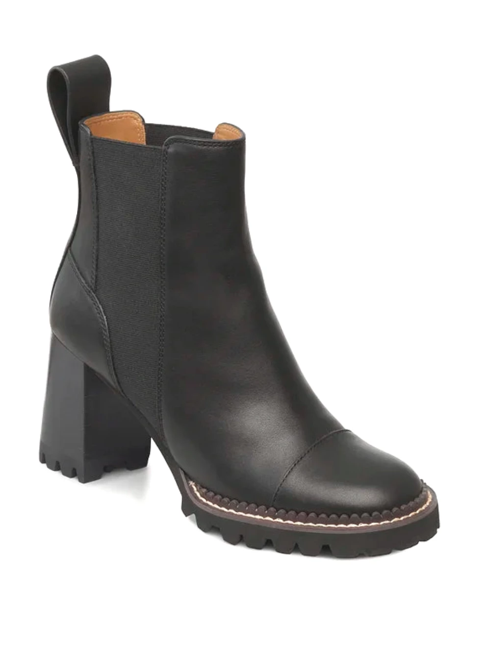 Mallory Black Ankle Boots - SEE BY CHLOE - Liberty Shoes Australia